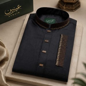 Deep Black Premium Panjabi