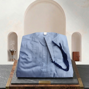 Alternative view of Premium Kids Omani Jubba (Sky Blue)