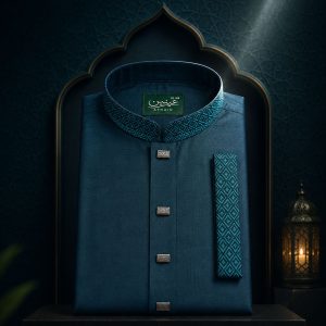Imperial Teal Designer Panjabi